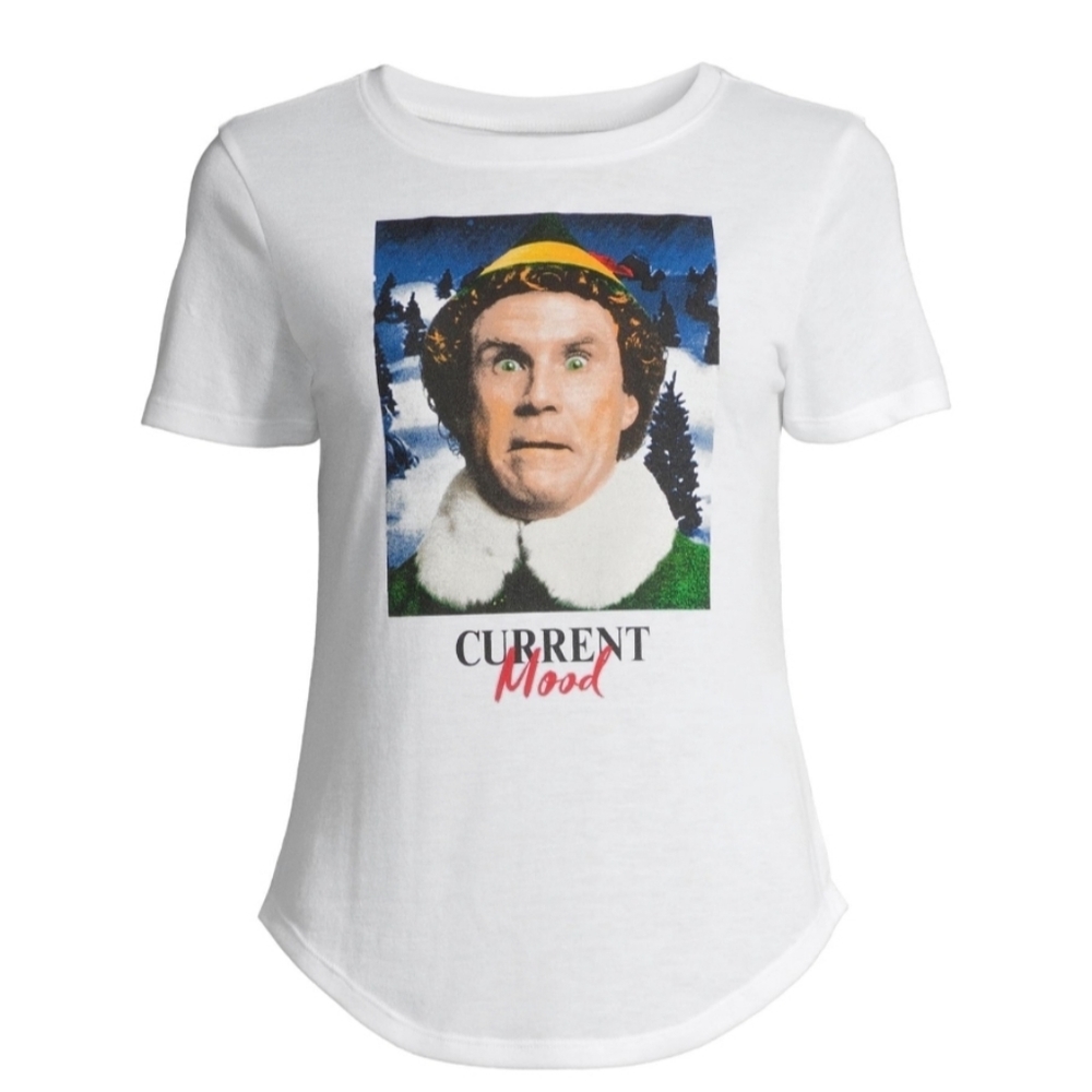 Elf Junior's Current Mood Holiday Graphic T-Shirt